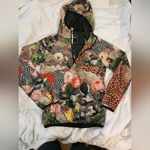 Reason Vibrant Animal Print Hoodie